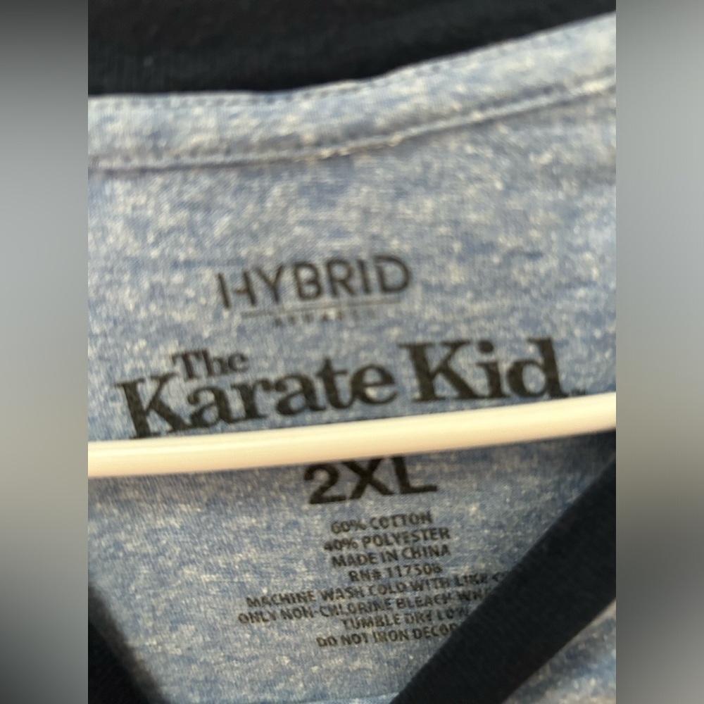 The Karate Kid Ringer Graphic T-Shirt Size XXL - Picture 3 of 4